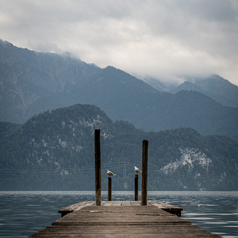 Steg bei Kochel am See